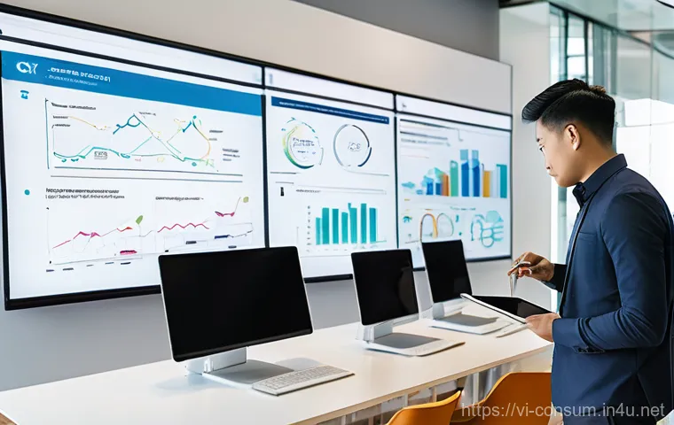 소비자전문기술사의 연봉 현황과 전망 - **Prompt:** A diverse team of young, bright digital customer experience (CX) professionals, includin...