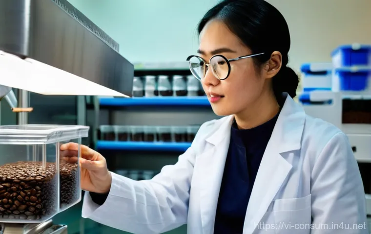 소비자전문기술사와 연관된 비즈니스 모델 - Image Prompt 1: Product Quality Inspection in a Modern Lab**