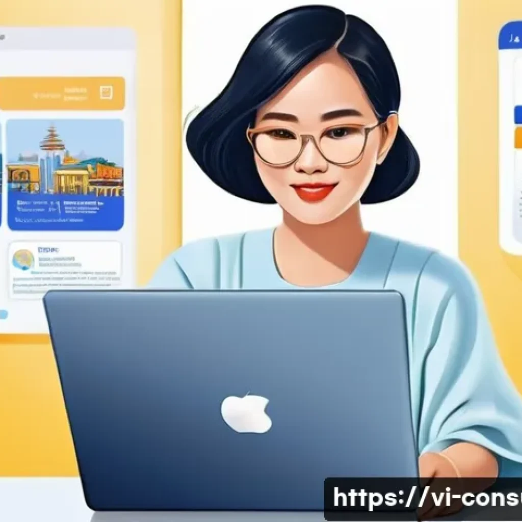 소비자 보호법 사례별 적용 방법 - A vibrant, dynamic illustration depicting a modern Vietnamese woman in her late 20s, dressed in styl...