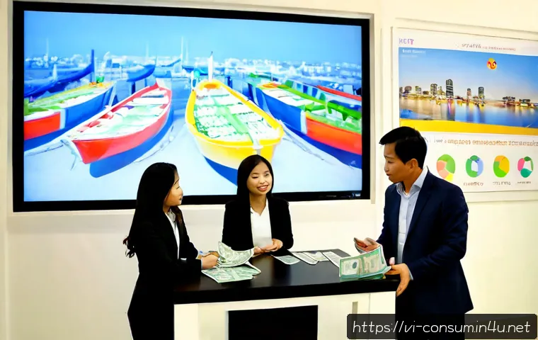 Home 30 소비자 행동 데이터를 활용한 비즈니스 혁신 사례 연구와 분석 - Photorealistic modern Vietnamese retail business meeting in Ho Chi Minh City, diverse Vietnamese tea...